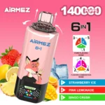 Airmez FOX 140K 6in1 jednorazové vape – produktový pohľad 02