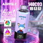 Airmez FOX 140K 6in1 jednorazové vape – produktový pohľad 12