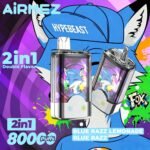 Airmez FOX 2in1 80K jednorazové vape – produktový pohľad 06