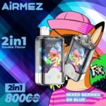 Airmez FOX 2in1 80K jednorazové vape – produktový pohľad 08