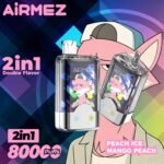 Airmez FOX 2in1 80K jednorazové vape – produktový pohľad 09