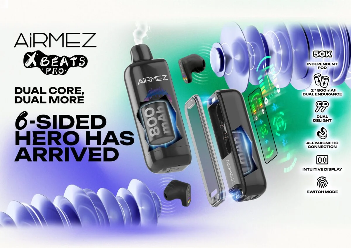 Airmez Xbeats Pro 50K jednorazové vape