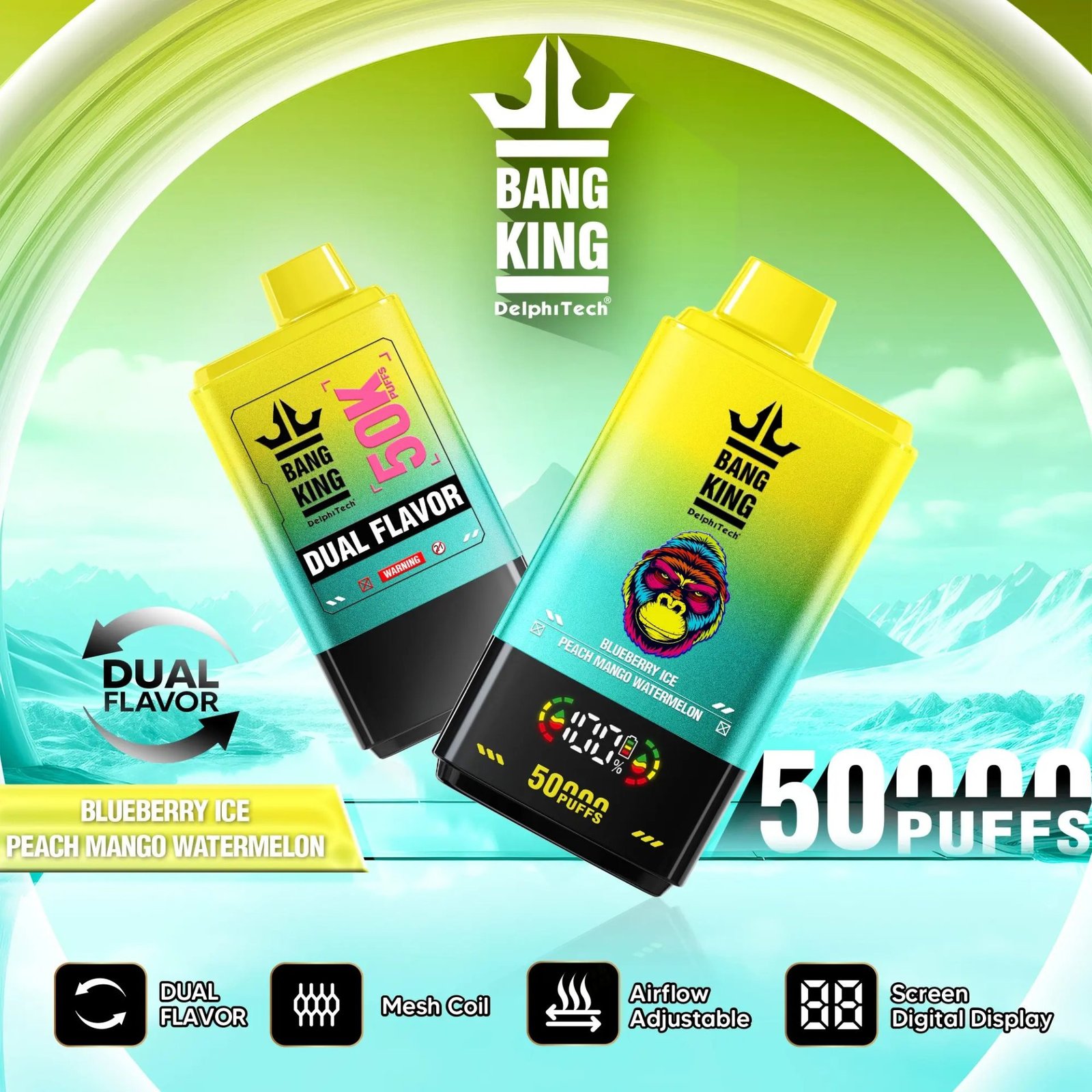 Bang King 50K jednorazové vape