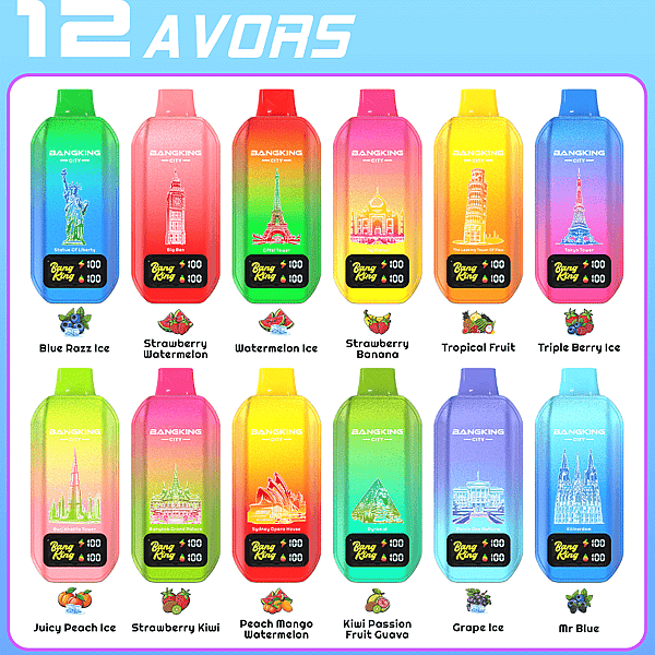 Bang King City 50K jednorazové vape