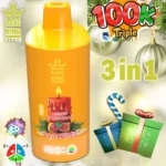 Bang King Triple 100K Christmas Edition jednorazové vape – produktový pohľad 02