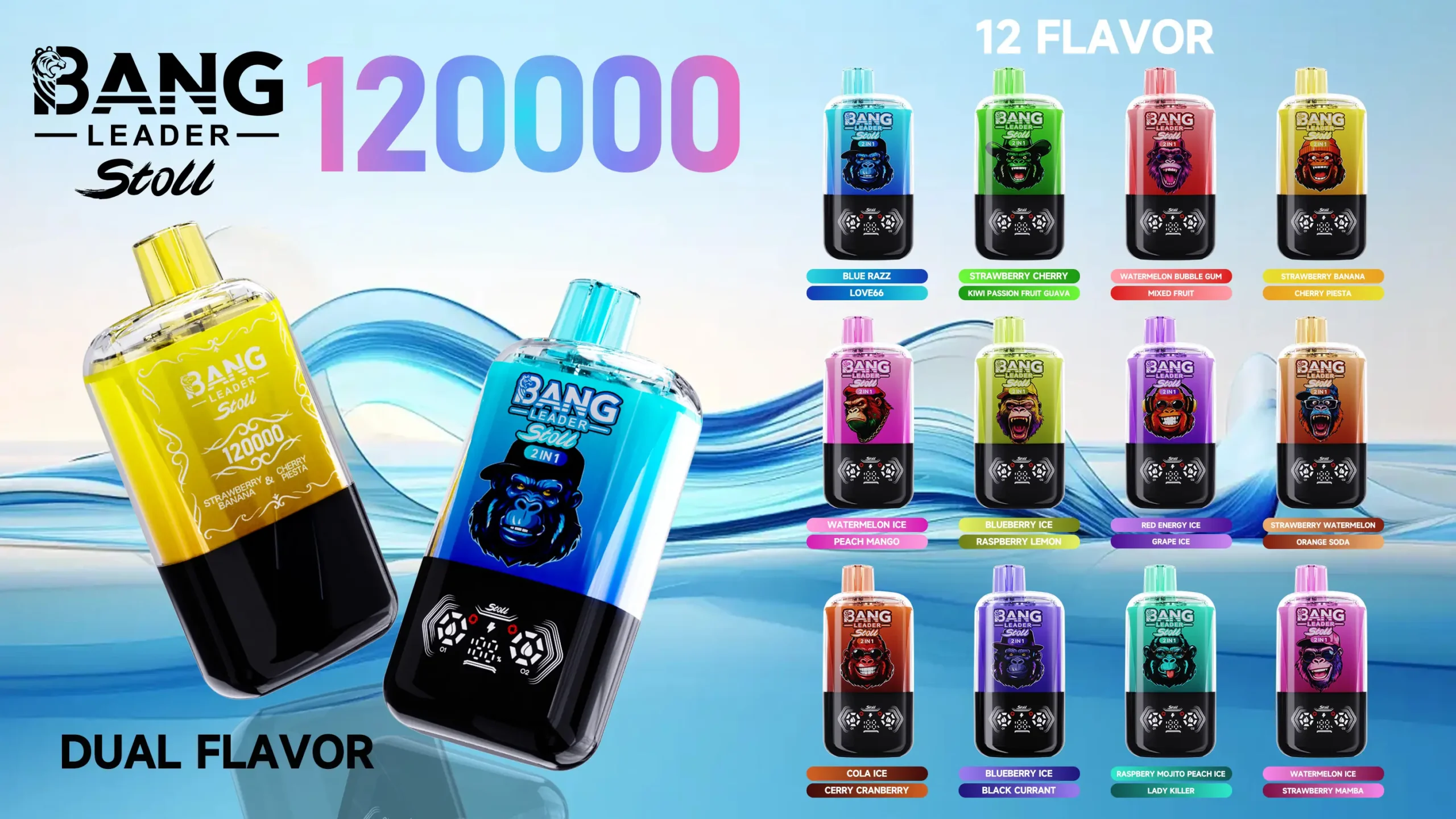 Bang Leader Stoll 120K jednorazové vape