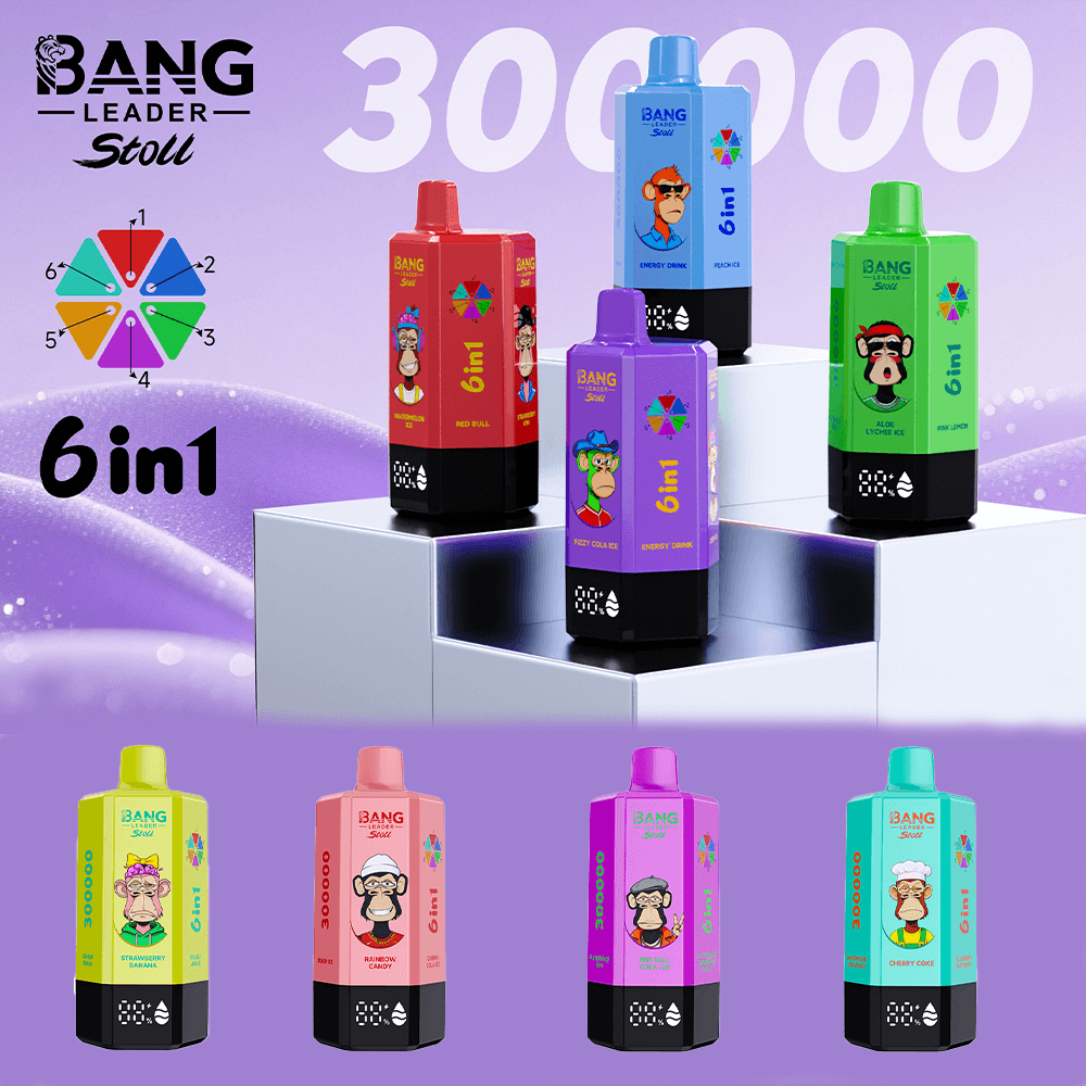 Bang Leader Stoll 300K 6in1 jednorazové vape