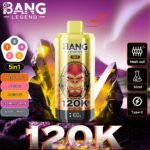 Bang Legend 120K 5in1 jednorazové vape – produktový pohľad 02