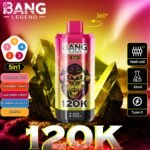 Bang Legend 120K 5in1 jednorazové vape – produktový pohľad 10