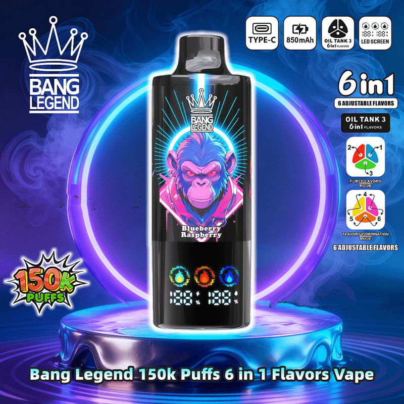 Bang Legend 150K 6in1 jednorazové vape