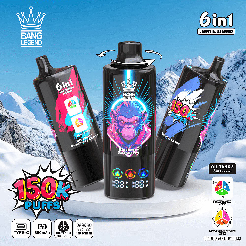 Bang Legend 150K 6in1 jednorazové vape