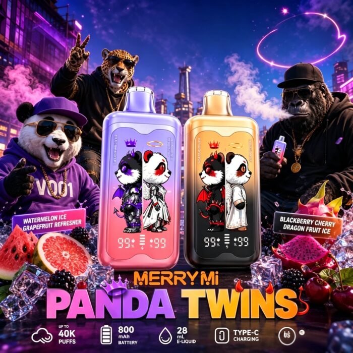 Merry Mi Panda Twins 40K jednorazové vape