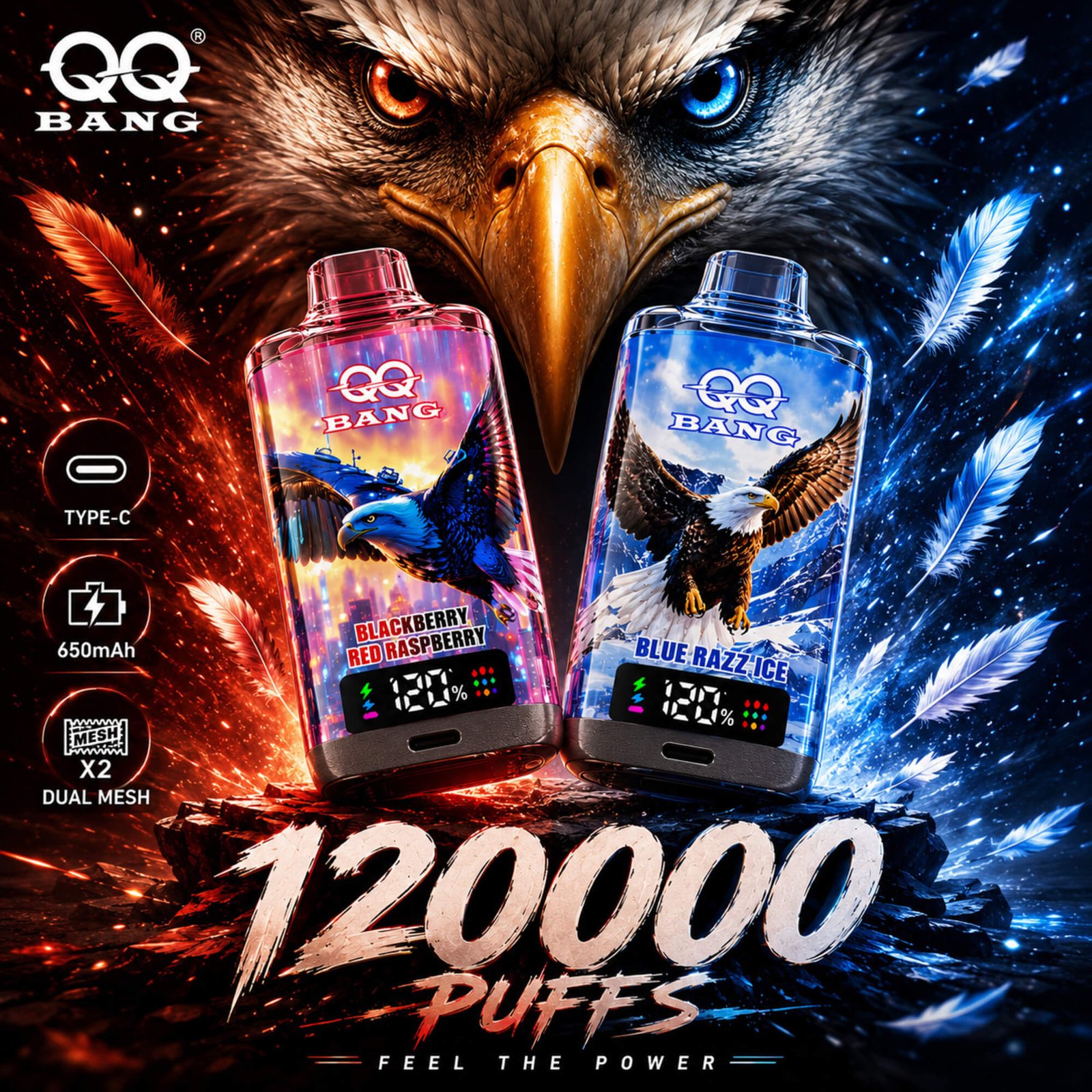 QQ Bang 120K jednorazové vape