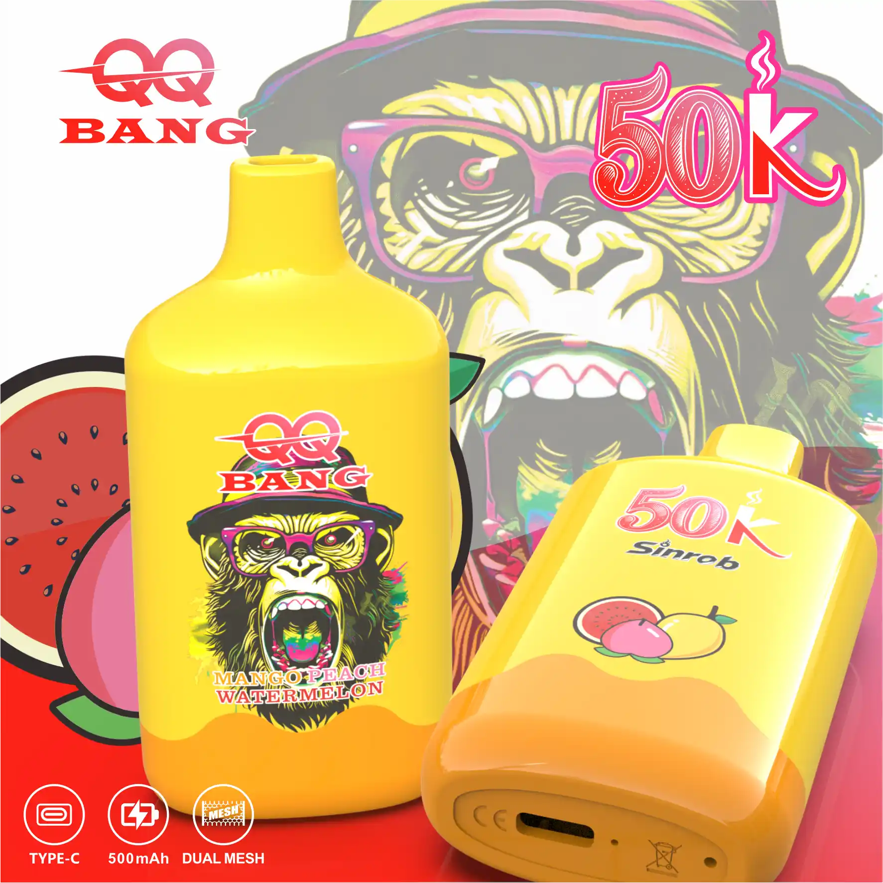 QQ Bang 50K jednorazové vape