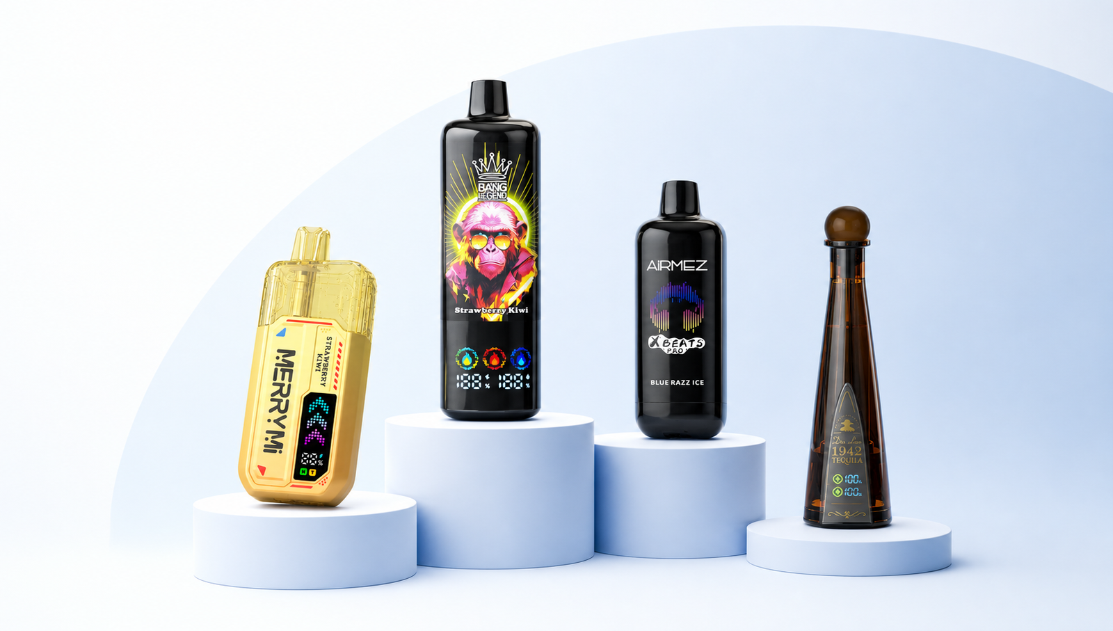 Výber produktov Merry Mi, BANG, Airmez a SOLARIS