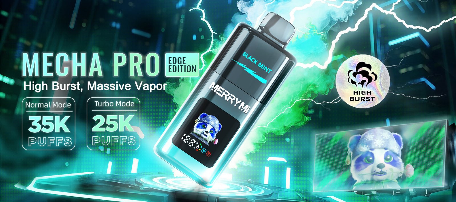 Merry Mi Mecha Pro 35K jednorazové vape