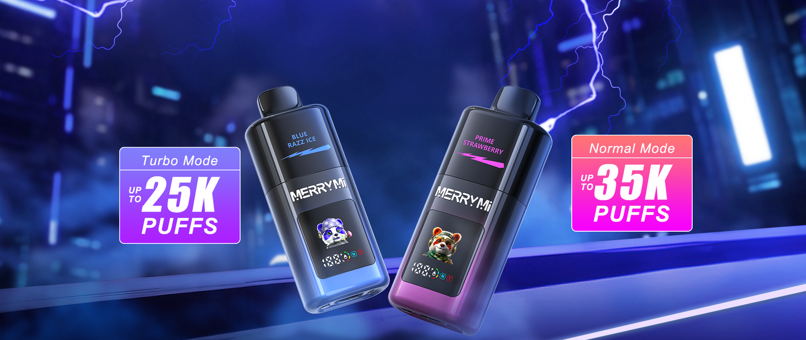 Merry Mi Mecha Pro 35K jednorazové vape – produktový pohľad 03